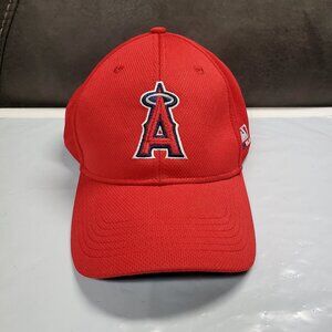 Hat - Men - Baseball Cap MLB Anaheim Angels Red Adjustable by OC Sports